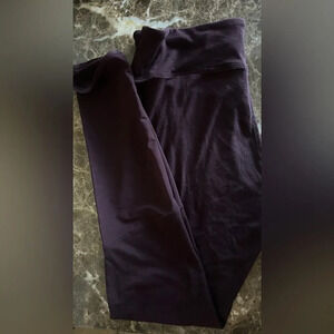 Victoria Secret Sport Maroon sz med.  sheer mesh bottom